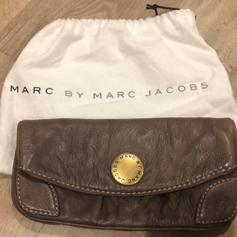 Marc Jacobs leather clutch
